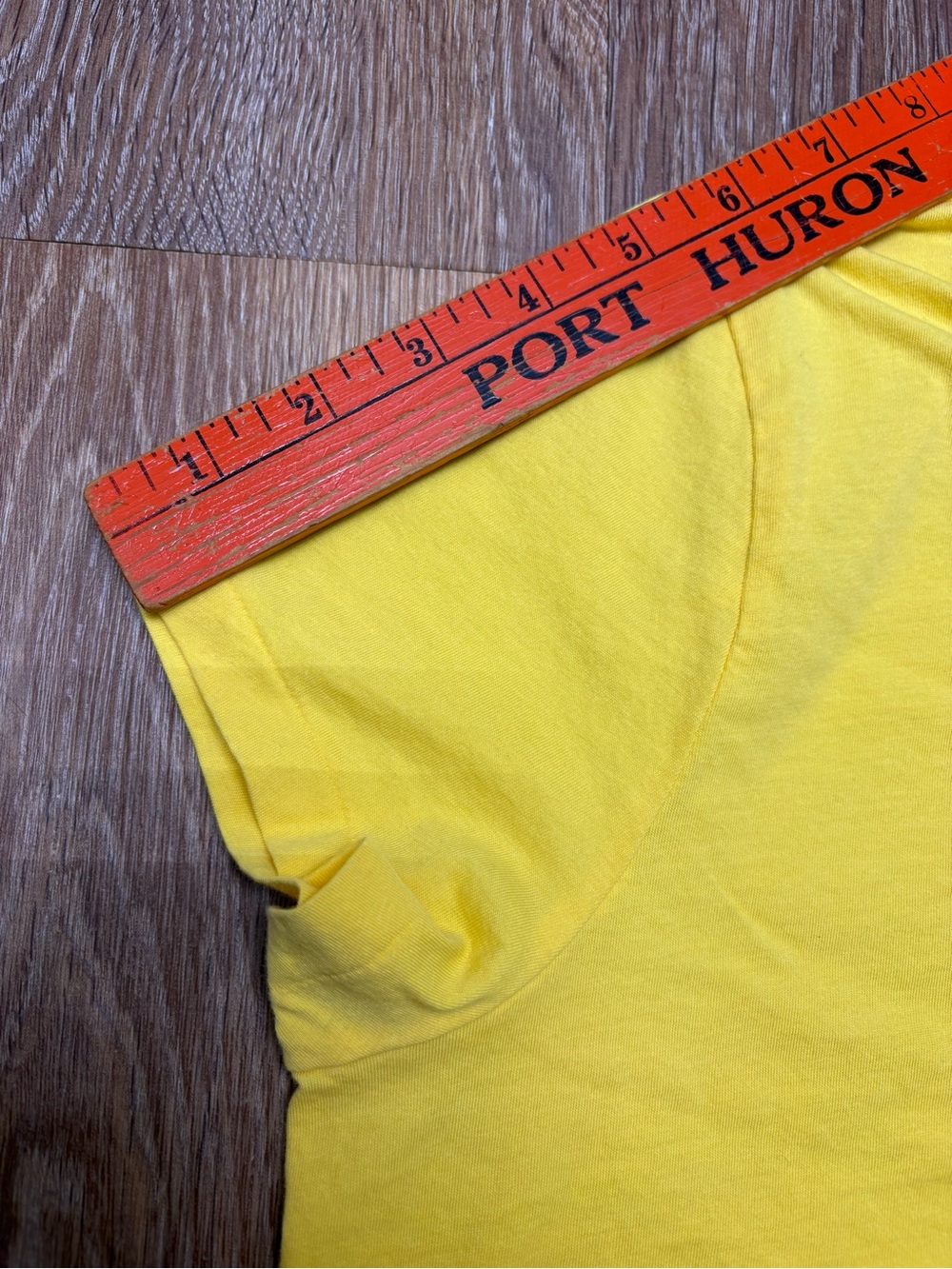 Polo by Ralph Lauren Bright Yellow Crewneck Tee with Blue Pony - Picture 5 of 6